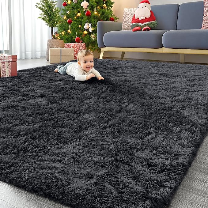 OLANLY 8x11 Machine Washable Large Area Rugs by OLANLY