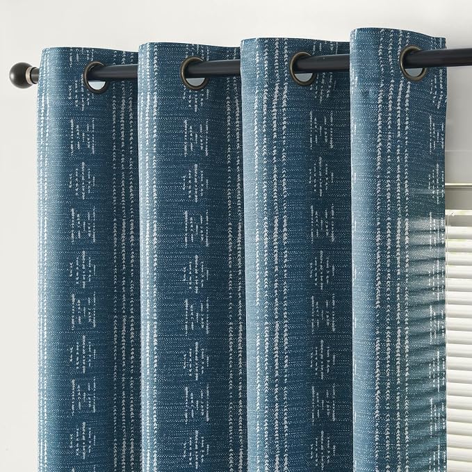 jinchan Boho Blackout Curtains 96 Inches Long - Image 2