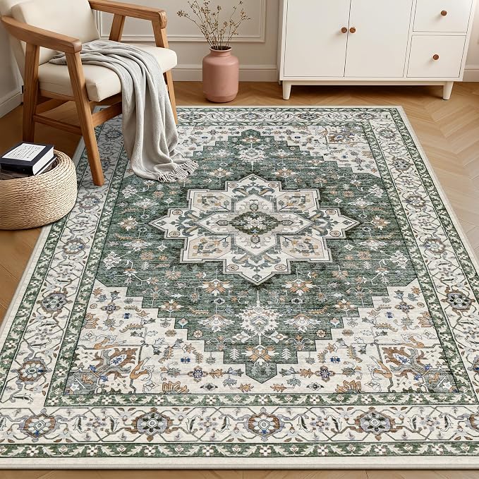 5x7 Area Rugs Living Room: Washable Rug - Image 3