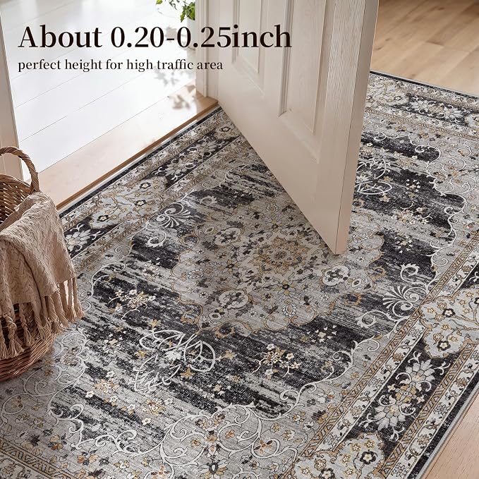 3x20 Washable Hallway Runner Rug - Image 3