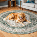 6x6 Round Washable Area Rug by Puino