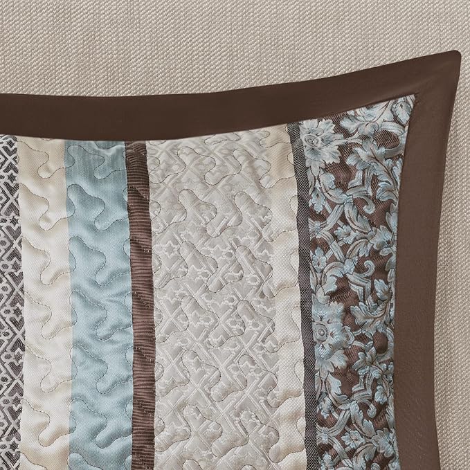 Madison Park King Quilt Bedding Set, Reversible Quilted Bedspread Set, - Image 6