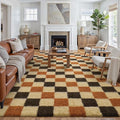 Soft Shag Rug 6x9 for Living Room High Pile Non-Slip Fluffy Carpet | Machine by PureCozy