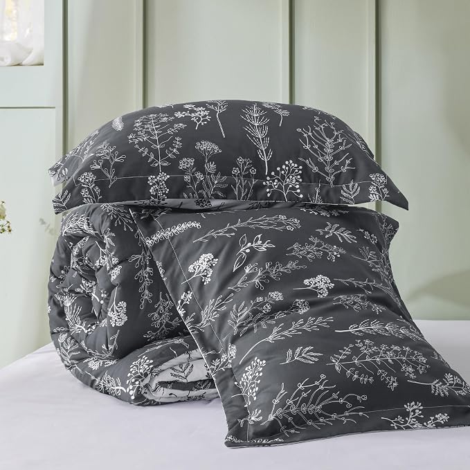 Bedsure Charcoal California King Comforter Set - Image 7