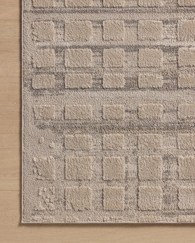 Loloi Amber Lewis Monty Collection MOT-06 Pebble/Beige 2'-7" x 10'-0", .50" - Image 6