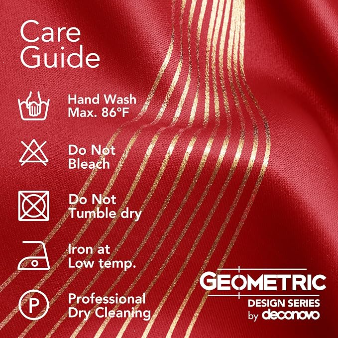 Deconovo Curtains for Living Room, Pattern Blackout Curtains 84 Inches Long | - Image 7