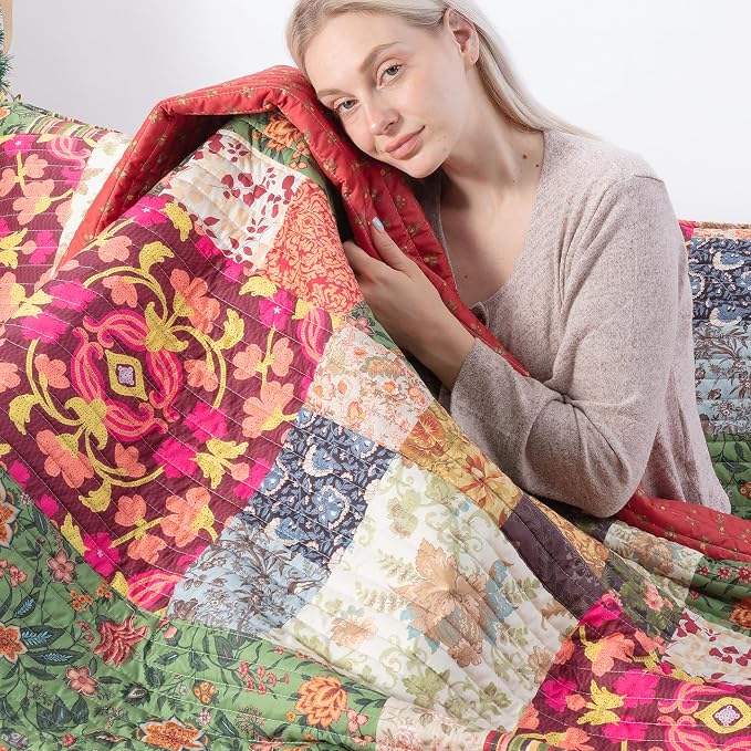 Queen Quilt Set for Bed - Image 5