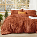 Bedsure Tufted Boho Comforter Set Queen Size by Unknown