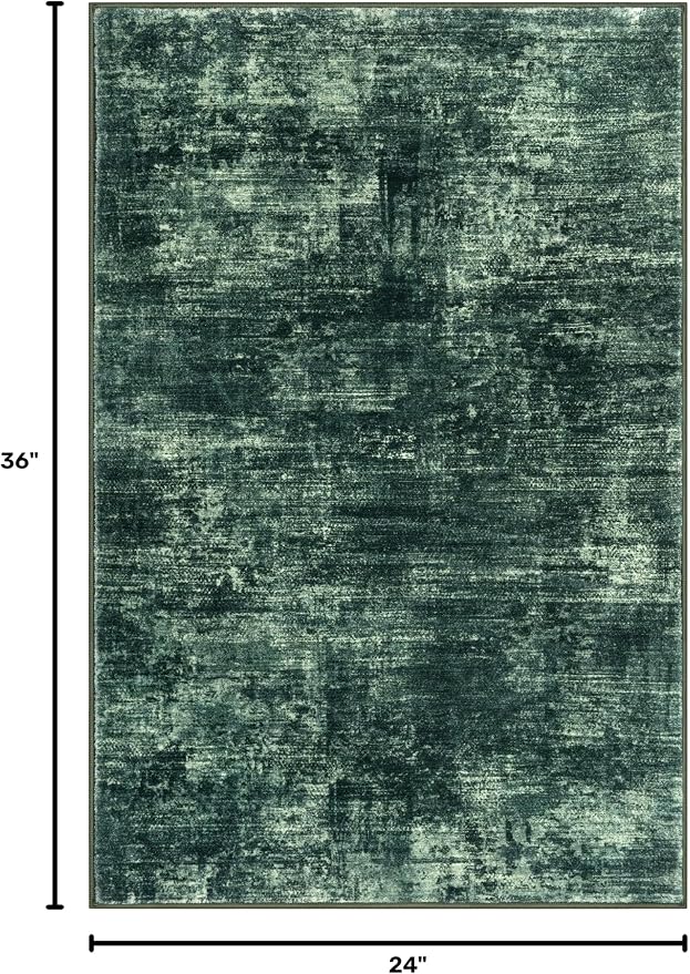 Small Abstract Area Rug 2x3 Ft Entryway Rugs Washable Door Mat Indoor Entrance - Image 2