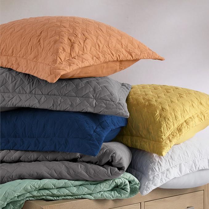 Bedsure Full Size Quilt, Lightweight Comforter Set, Basket Weave, All-Season - Image 9