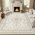 6x9 Area Rugs Living Room: Washable Vintage Rug by EXPEDIX