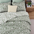 Queen Quilt Set-3 Pieces Soft Bedding Floral Reversible Coverlet | All Seasons by BLOOMHAVEN