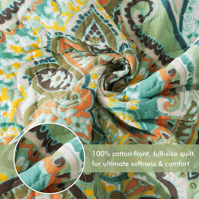 Etwel Lightweight Cotton Queen Size Quilt Set - Image 3