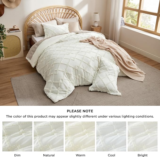 Bedsure Boho Comforter Set Queen - Image 6