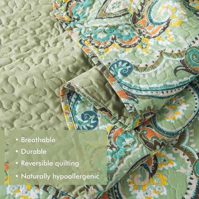 Etwel Lightweight Cotton Queen Size Quilt Set - Image 4