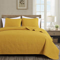 Chezmoi Collection Austin Queen Bedspread Set 3-Piece Pinsonic Quilted by ChezmoiCollection