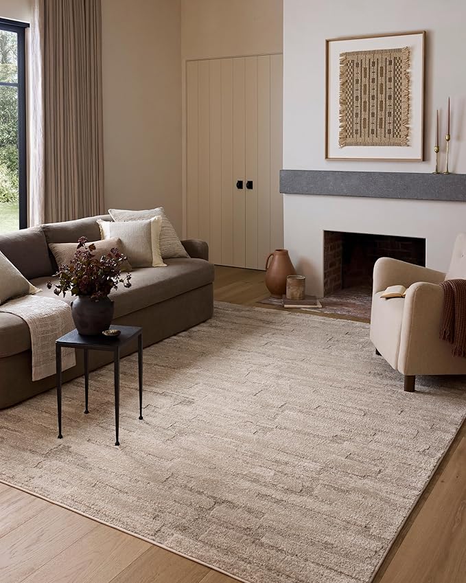 Loloi Amber Lewis Monty Collection MOT-04 Taupe/Beige 2'-7" x 10'-0", .50" Pile by Unknown