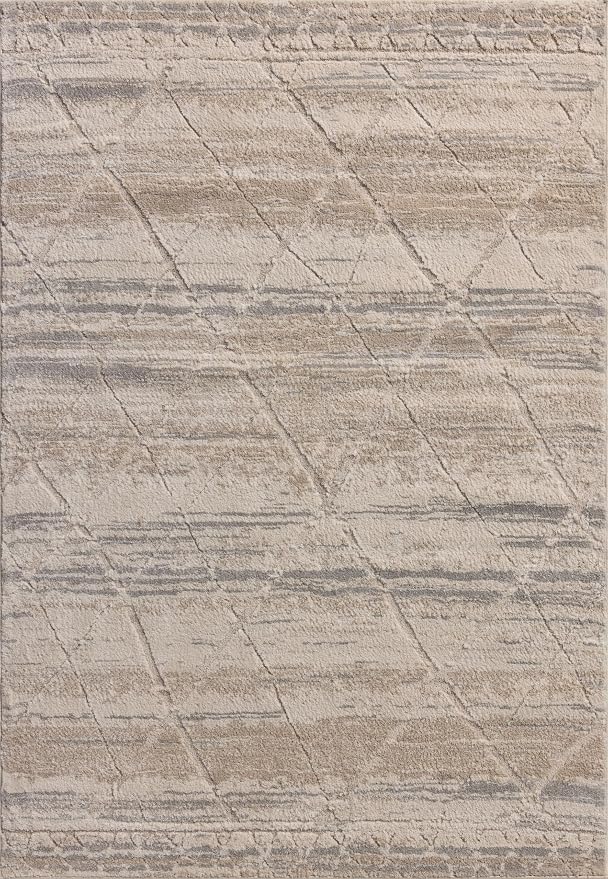Loloi Amber Lewis Monty Ivory/Natural 6'-7" x 9'-3" Area Rug | MOT-02 Approx. - Image 3