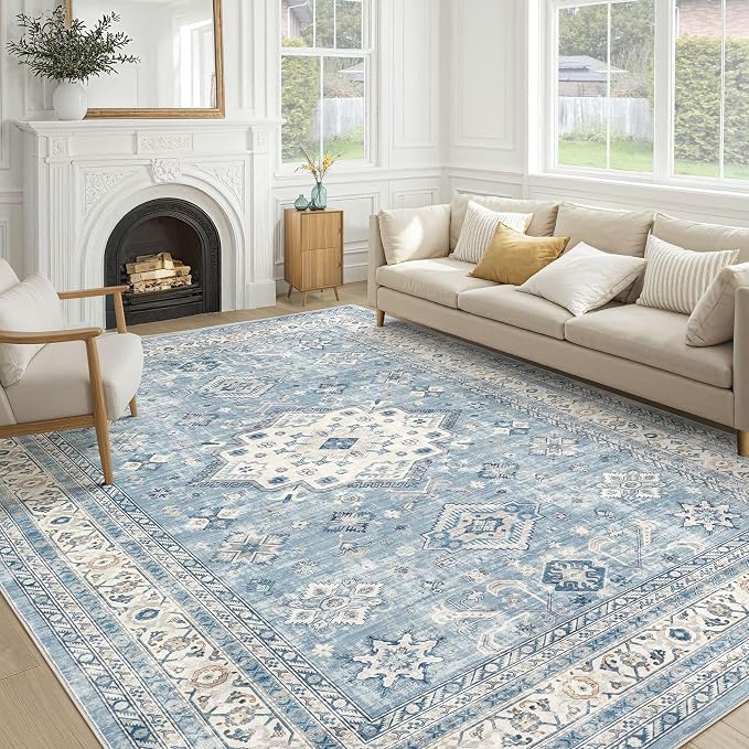 cotiled 8x10 Area Rug for Living Room, Traditional, Dining Room, and Home Office by COTILED