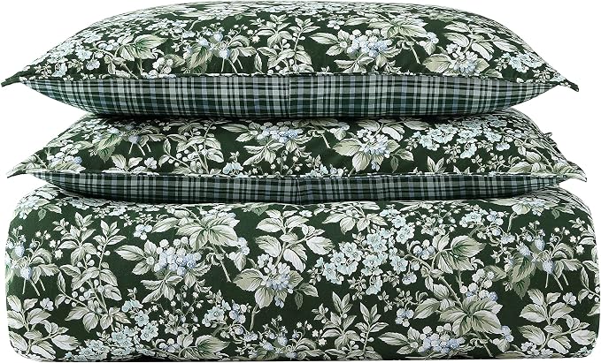 Laura Ashley - King Comforter Set, Soft & Reversible Cotton Bedding, Medium - Image 12