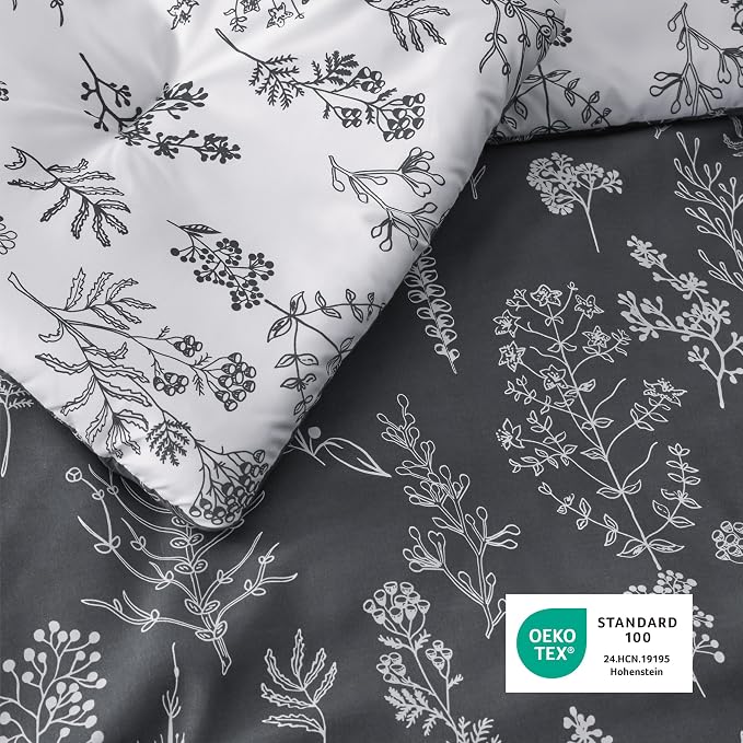 Bedsure Charcoal California King Comforter Set - Image 5