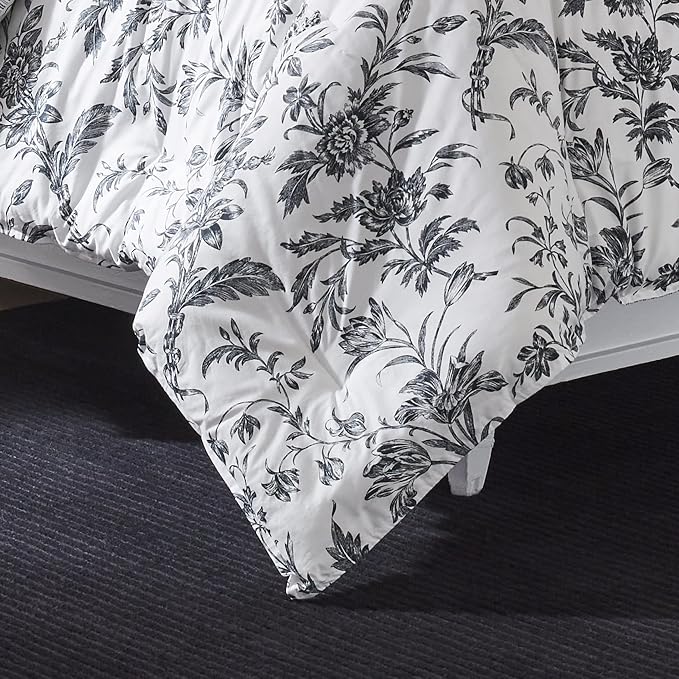 Laura Ashley - King Comforter Set, Reversible Cotton Bedding, Includes Matching - Image 7