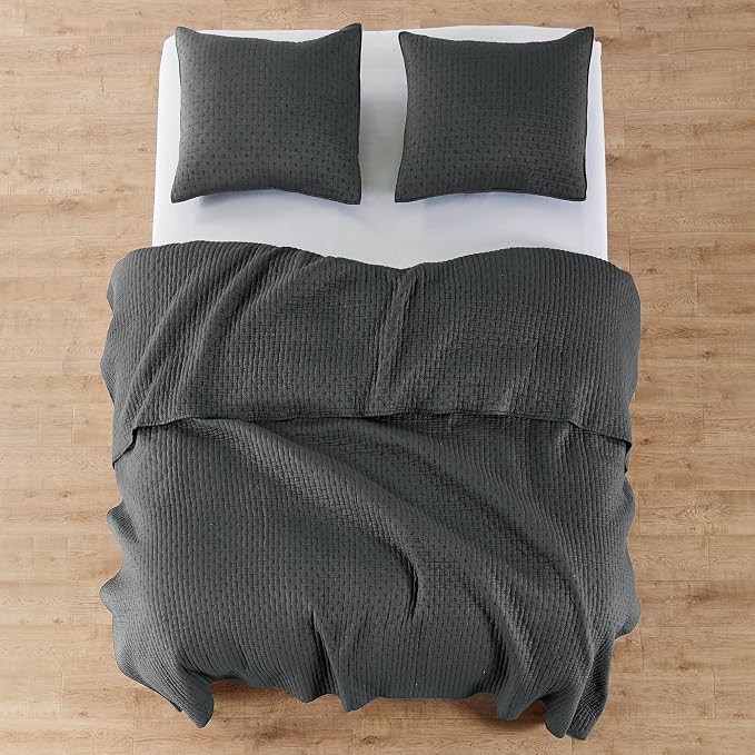 Levtex Home Cross Stitch Reversible Twin XL/Twin Quilt Set and 1 Pillow Sham - Image 8