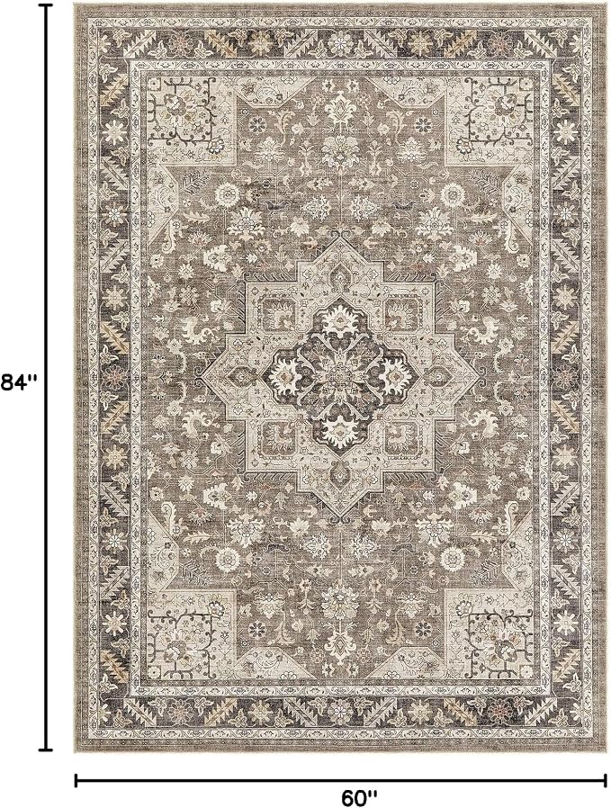 cotiled 5x7 Area Rug for Living Room, Traditional, Dining Room, and Home Office - Image 2