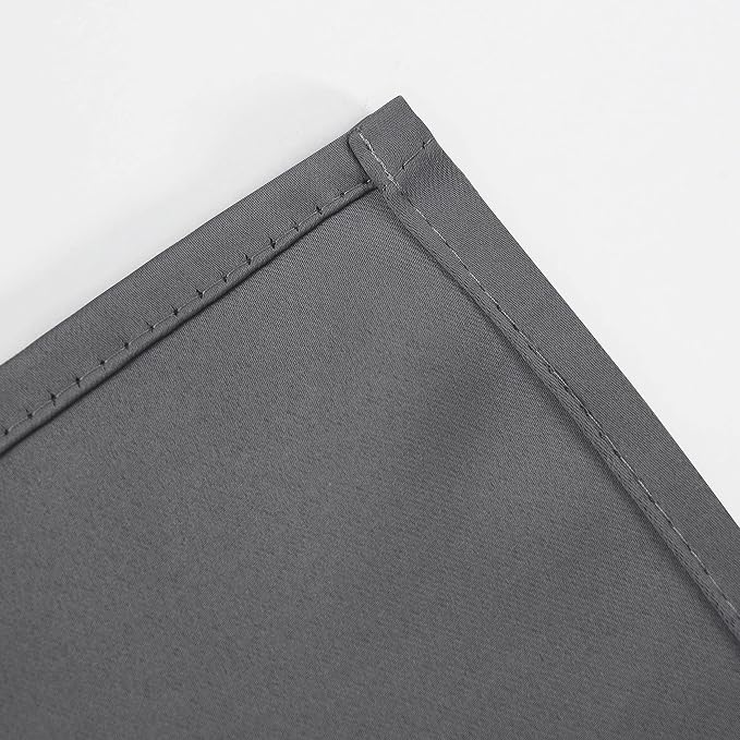 Frost Grey Blackout Curtains, 42 x 54 Inch Length, Grommet Bedroom & Living - Image 8