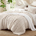 Bedsure Tufted Boho Comforter Set Oversized Queen Size by Unknown