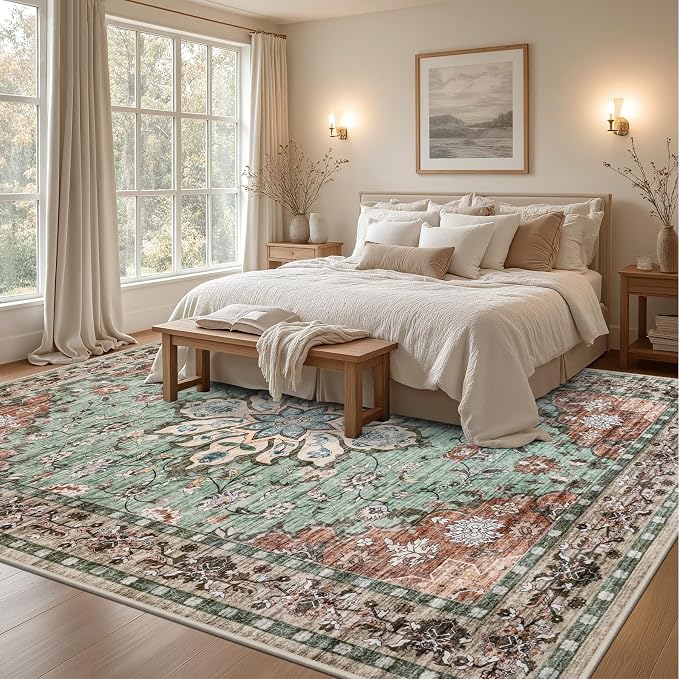 10x12 Area Rugs Living Room: Washable Rug - Image 3
