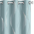 Deconovo Curtains for Living Room, Pattern Blackout Curtains 108 Inch Long | by Unknown