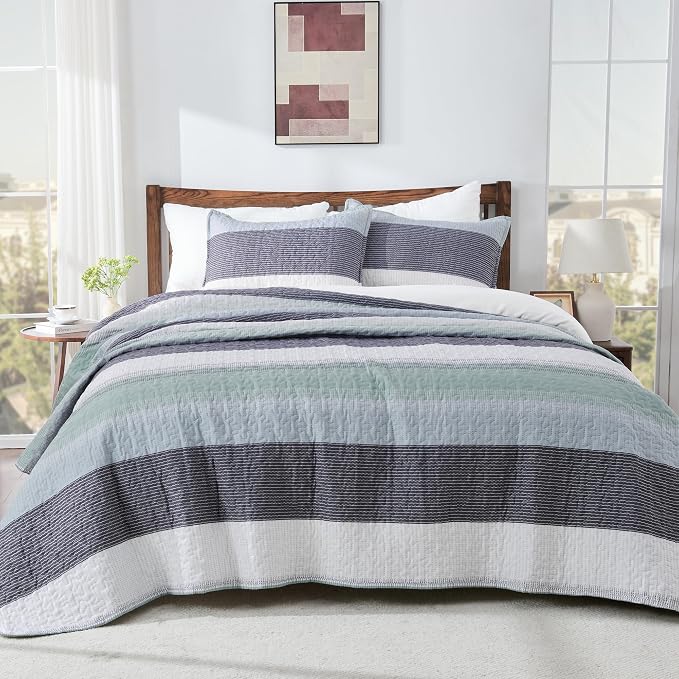 Oversized King Quilt Sage Green, 2 Pillowcases（120x120 Inch） - Image 8