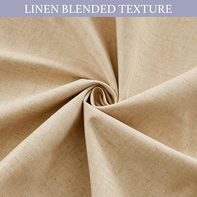RYB HOME Classroom Door Window Cover, 100% Blackout Lockdown Shades | Linen - Image 6