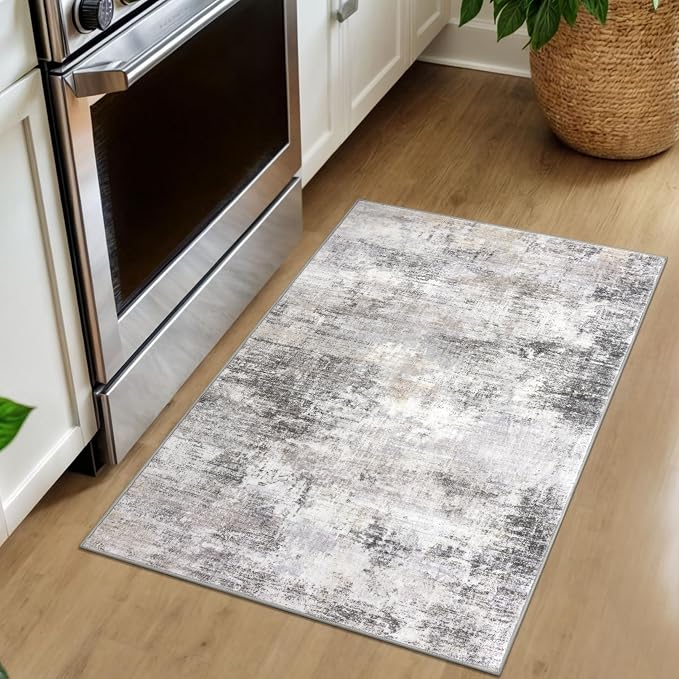 Small Abstract Area Rug 2x3 Ft Entryway Rugs Washable Door Mat Indoor Entrance - Image 9