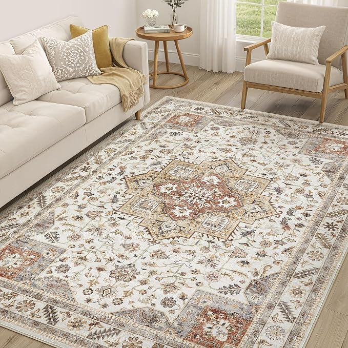 cotiled 5x8 Area Rug for Living Room, Traditional, Dining Room, and Home Office by COTILED