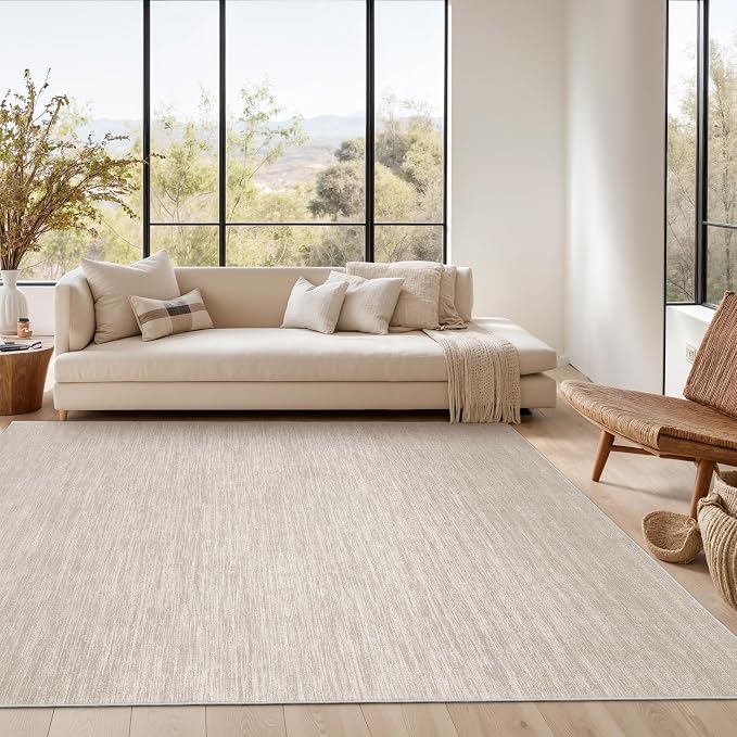 8x10 Area Rugs for Living Room, Large Washable Rug Non Slip, Thin & Lighweight - Image 8