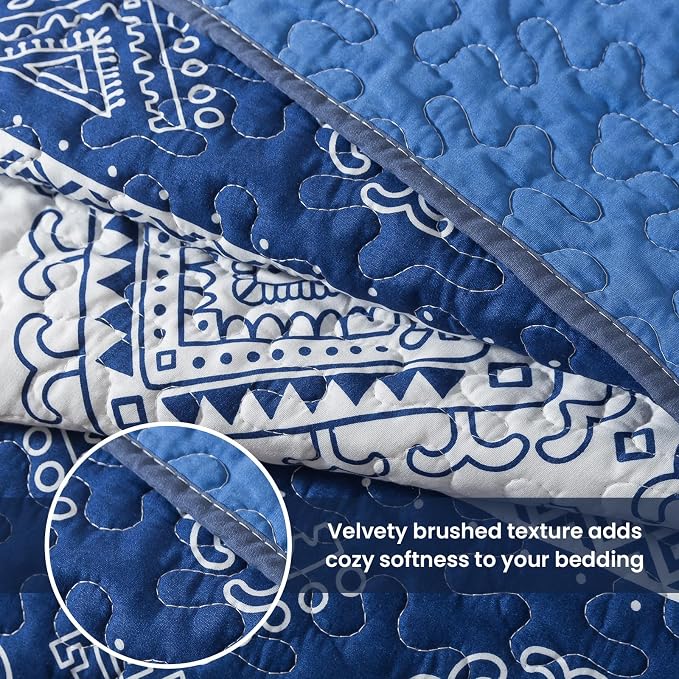 Etwel Lightweight King Size Quilt Set - Image 2