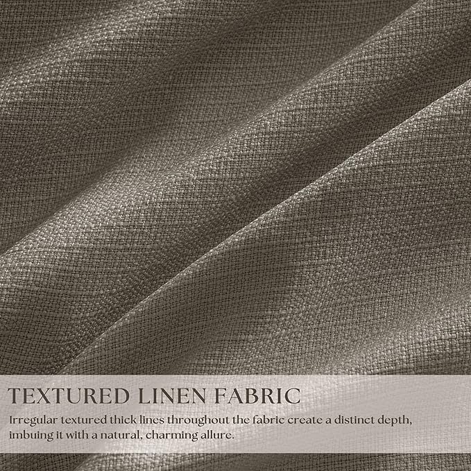 Taupe Grey 120 Inch Blackout Pinch Pleated Curtains - Image 3
