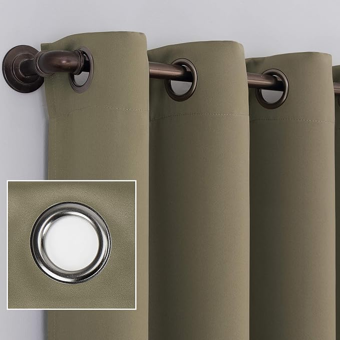 Sun Zero Nordic 2-pack Theater Grade Extreme 100% Blackout Grommet Curtain - Image 3