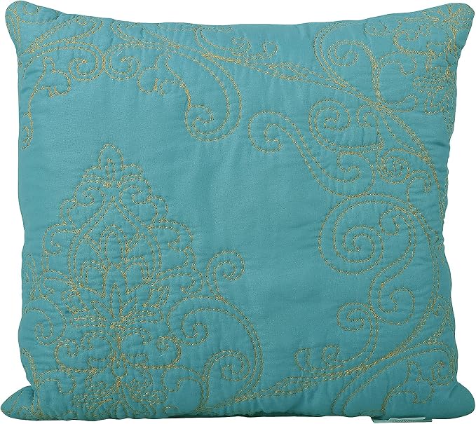 Home Soft Things Damask 4 Piece Bedspread Set, Scalloped Edge Reversible Quilt - Image 4