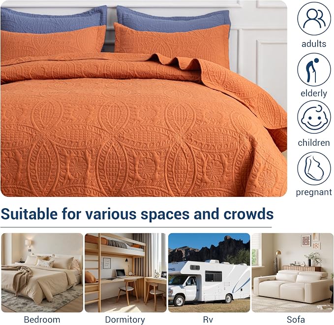 SheRest King Quilt Bedding Set - Image 6