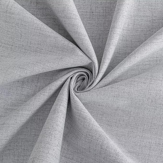 100% Blackout Curtains 72 inch Length 2 Panels Faux Linen Long Drapes - Image 8