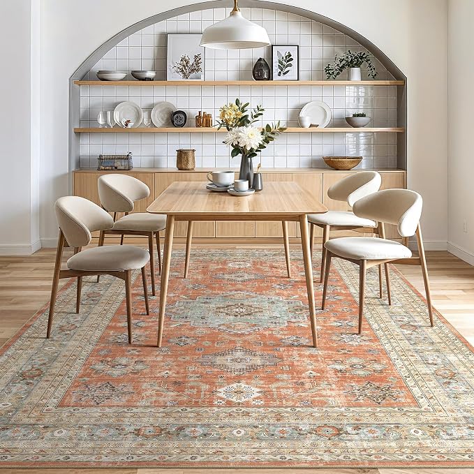 cotiled 8x10 Area Rug for Living Room, Traditional, Dining Room, and Home Office - Image 7