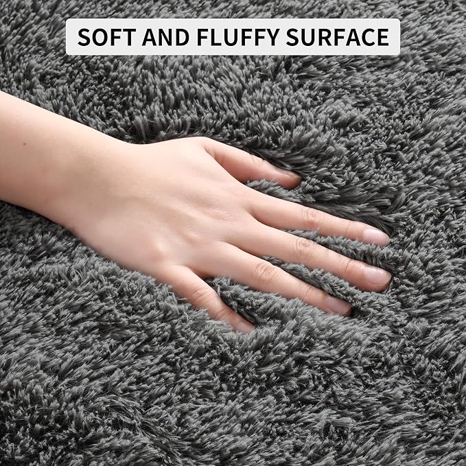 Soft Fluffy Rugs for Bedroom, 4x6 Area Rug for Living Room, Modern Shaggy Room - Image 7