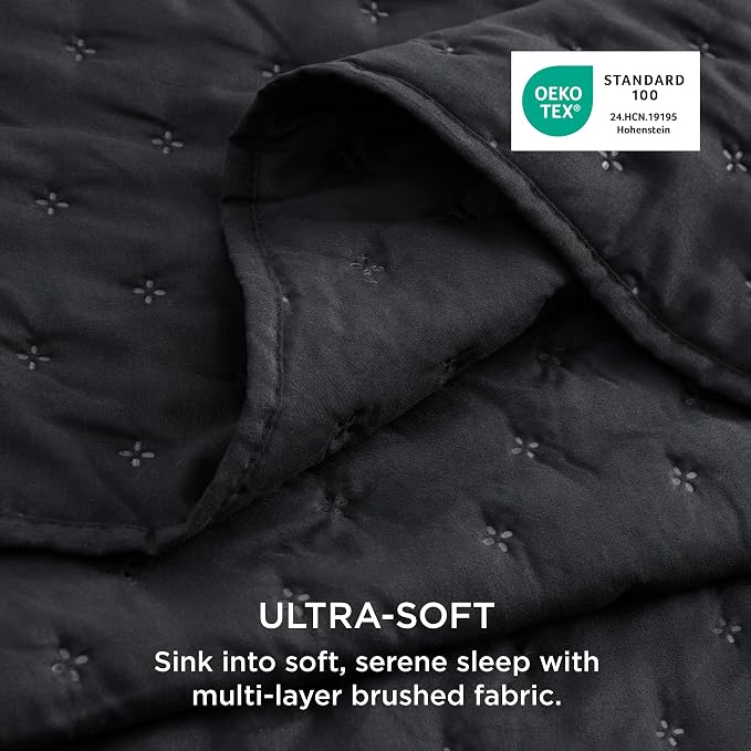 Bedsure Twin/Twin XL Quilt Bedspread, Lightweight Comforter, Modern Clover - Image 3