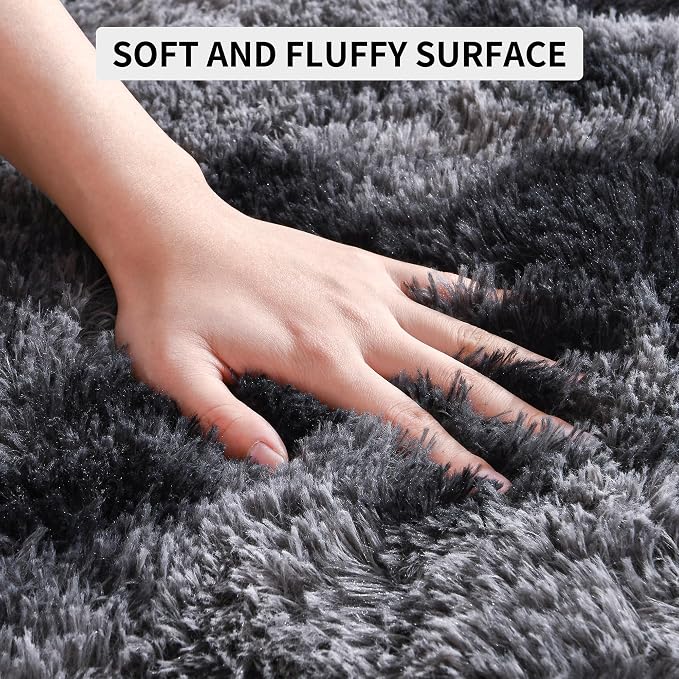 Area Rugs 9x12 for Living Room, Super Soft Fluffy Rugs for Bedroom, Modern - Image 6