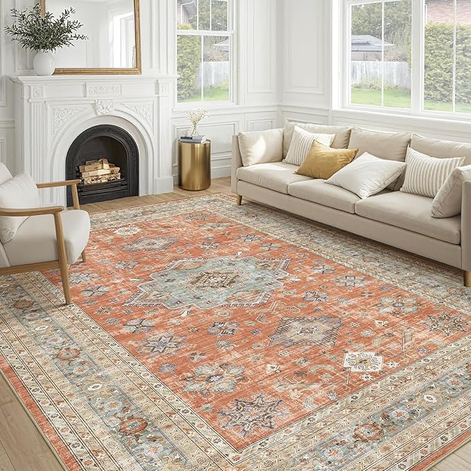 cotiled 8x10 Area Rug for Living Room, Traditional, Dining Room, and Home Office by COTILED