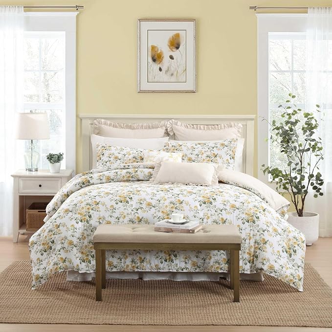 Laura Ashley - King Comforter Set, Premium Cotton Bedding by Unknown