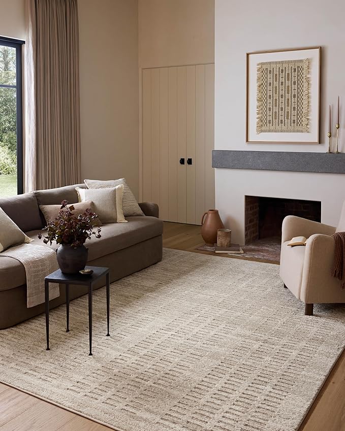 Loloi Amber Lewis Monty Collection MOT-03 Ivory/Beige 2'-7" x 10'-0" Runner Rug by Unknown